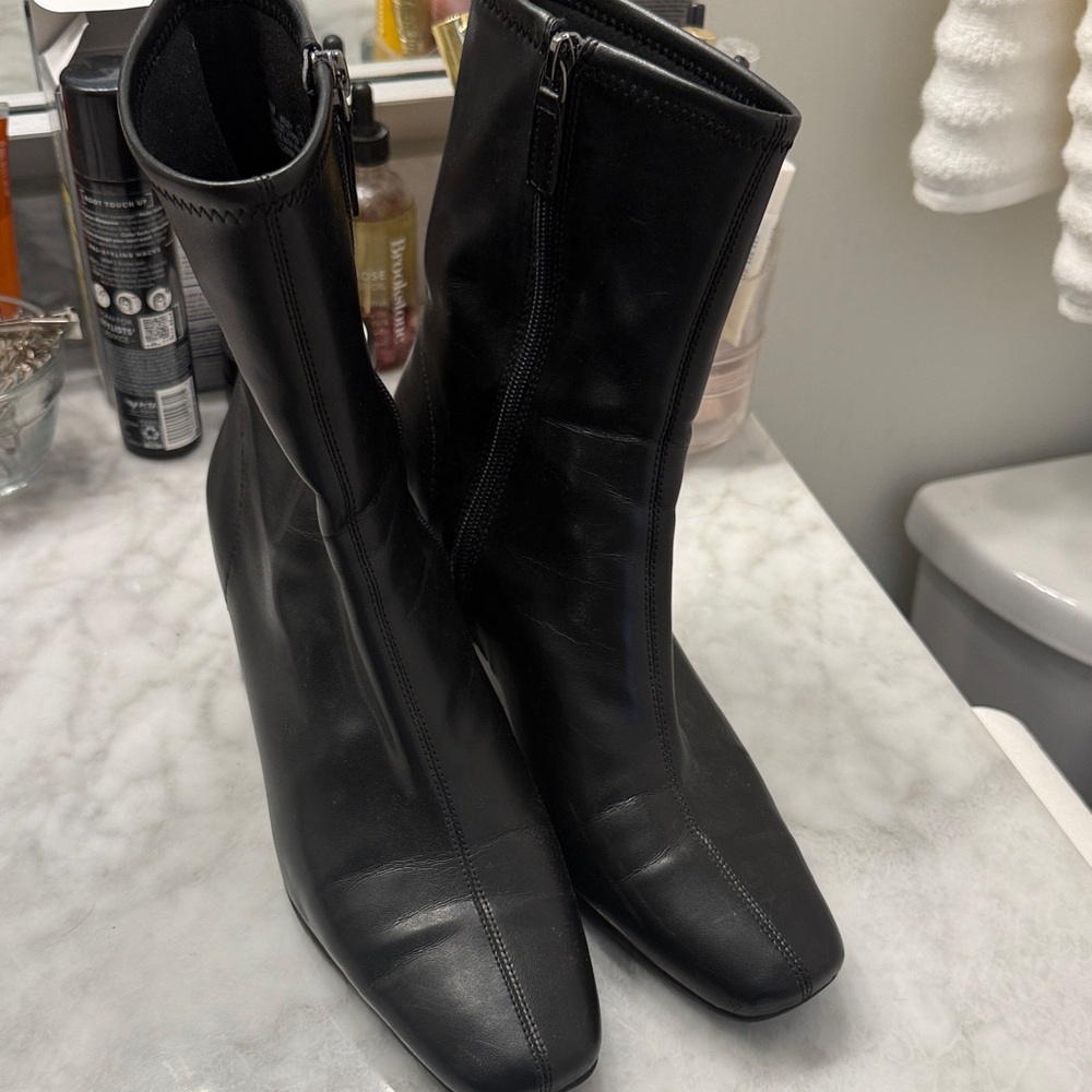 AEROSOLES Black Heeled Boots